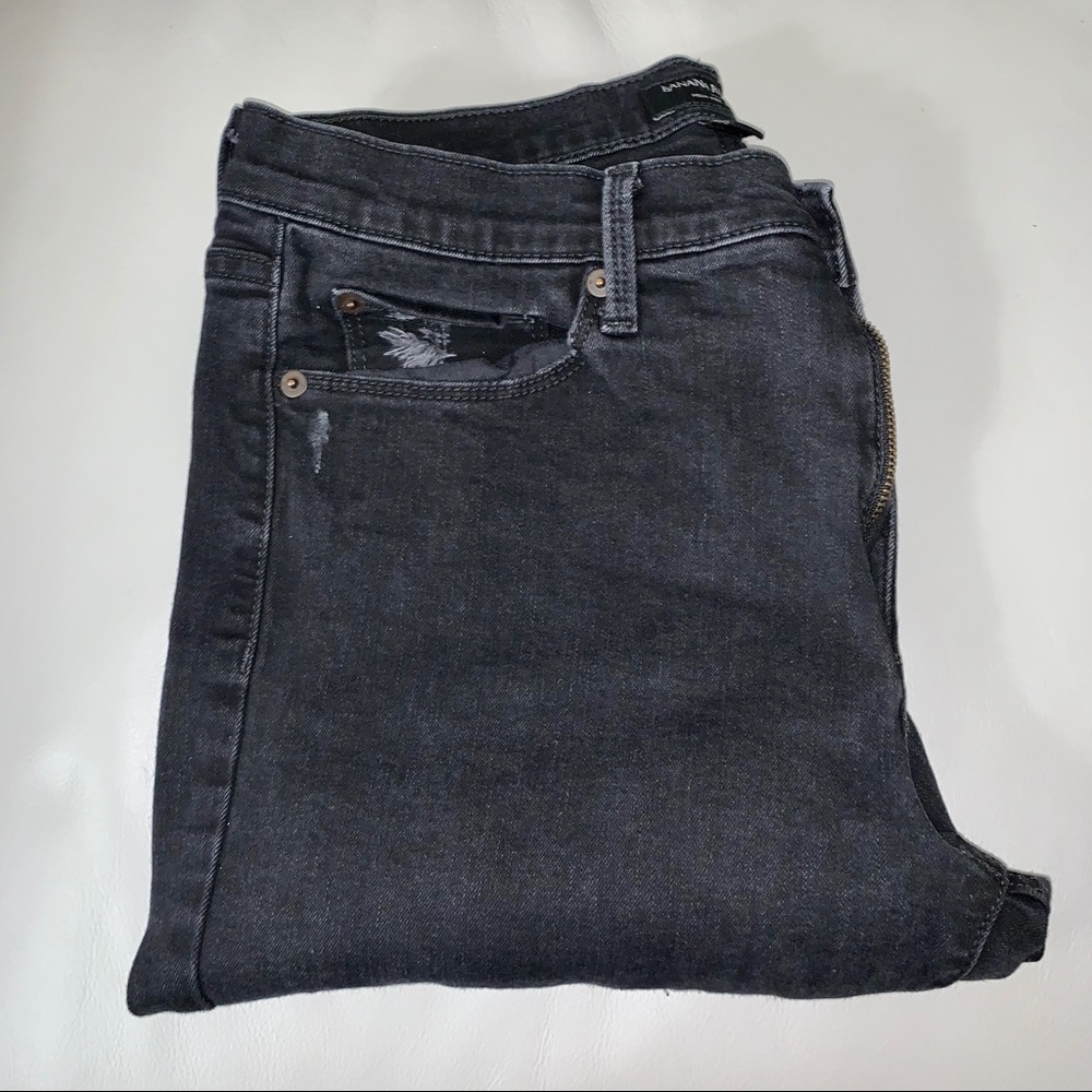 Black High Rise Skinny Jeans